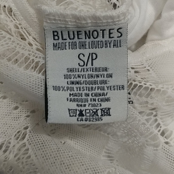 (2/$20) Cream white lace crop top with tassels - Picture 5 of 5